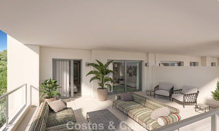 Appartements neufs contemporains de luxe avec vue mer envoûtante à vendre à Manilva, Costa del Sol 797580 