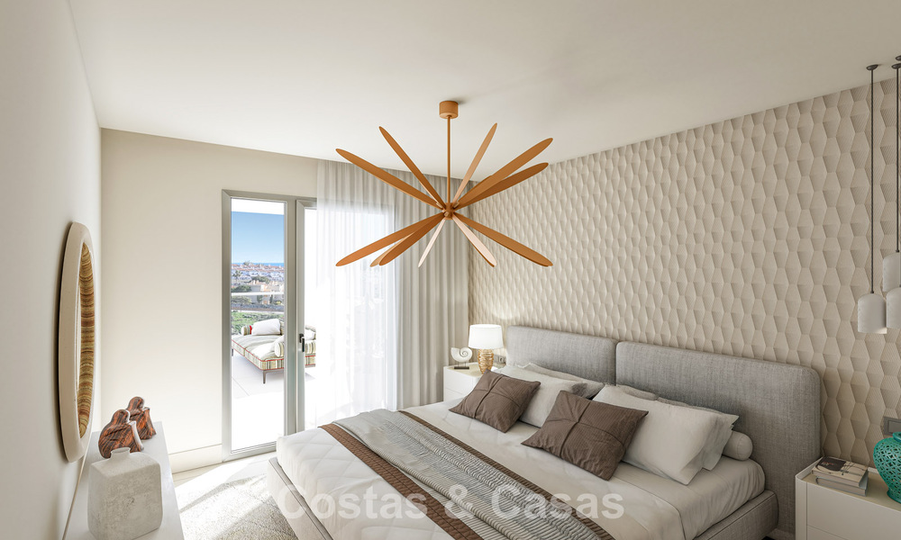 Appartements neufs contemporains de luxe avec vue mer envoûtante à vendre à Manilva, Costa del Sol 797581