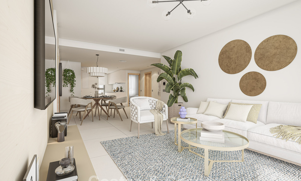 Appartements neufs contemporains de luxe avec vue mer envoûtante à vendre à Manilva, Costa del Sol 797584