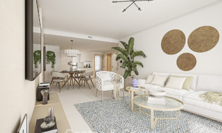 Appartements neufs contemporains de luxe avec vue mer envoûtante à vendre à Manilva, Costa del Sol 797584 