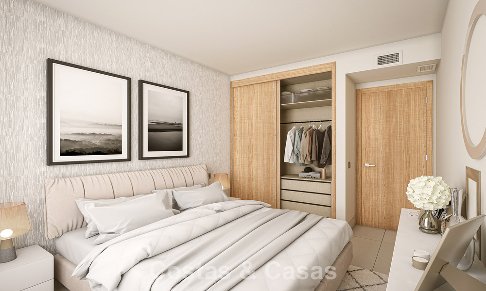 Appartements neufs contemporains de luxe avec vue mer envoûtante à vendre à Manilva, Costa del Sol 797585