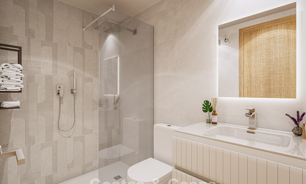 Appartements neufs contemporains de luxe avec vue mer envoûtante à vendre à Manilva, Costa del Sol 797586