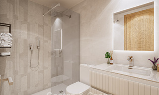 Appartements neufs contemporains de luxe avec vue mer envoûtante à vendre à Manilva, Costa del Sol 797586 