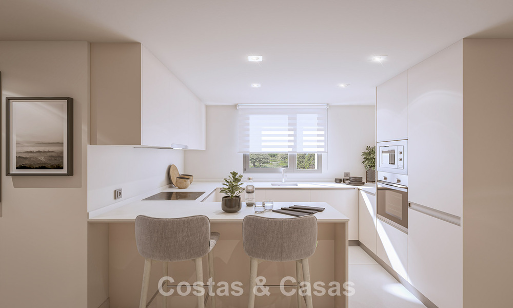 Appartements neufs contemporains de luxe avec vue mer envoûtante à vendre à Manilva, Costa del Sol 797587