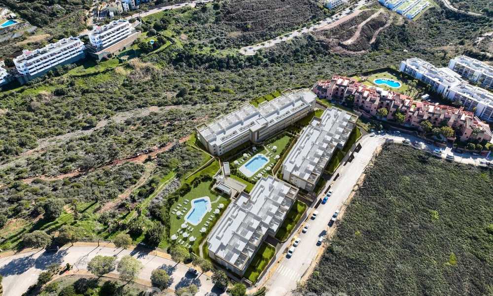 Appartements neufs contemporains de luxe avec vue mer envoûtante à vendre à Manilva, Costa del Sol 797588