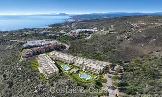 Appartements neufs contemporains de luxe avec vue mer envoûtante à vendre à Manilva, Costa del Sol 797589 