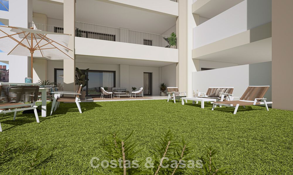 Appartements neufs contemporains de luxe avec vue mer envoûtante à vendre à Manilva, Costa del Sol 797594