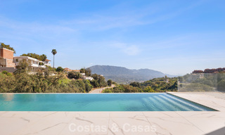 Villa moderne neuve avec vues panoramiques sur la mer à vendre dans un cadre naturel à l’est du centre de Marbella 797603 