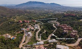 Villa moderne neuve avec vues panoramiques sur la mer à vendre dans un cadre naturel à l’est du centre de Marbella 797606 