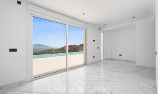 Villa moderne neuve avec vues panoramiques sur la mer à vendre dans un cadre naturel à l’est du centre de Marbella 797622 