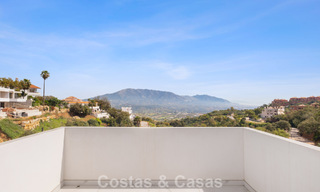 Villa moderne neuve avec vues panoramiques sur la mer à vendre dans un cadre naturel à l’est du centre de Marbella 797638 