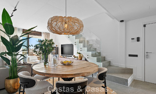 Penthouse de luxe moderne avec spacieuse terrasse sur le toit à vendre près du centre d’Estepona 797669 