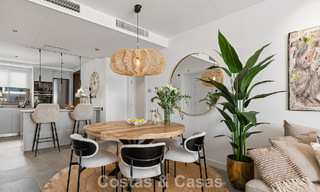 Penthouse de luxe moderne avec spacieuse terrasse sur le toit à vendre près du centre d’Estepona 797673 