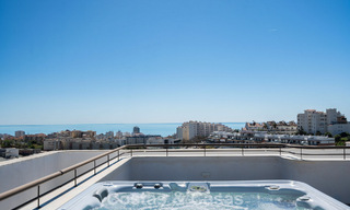 Penthouse de luxe moderne avec spacieuse terrasse sur le toit à vendre près du centre d’Estepona 797676 