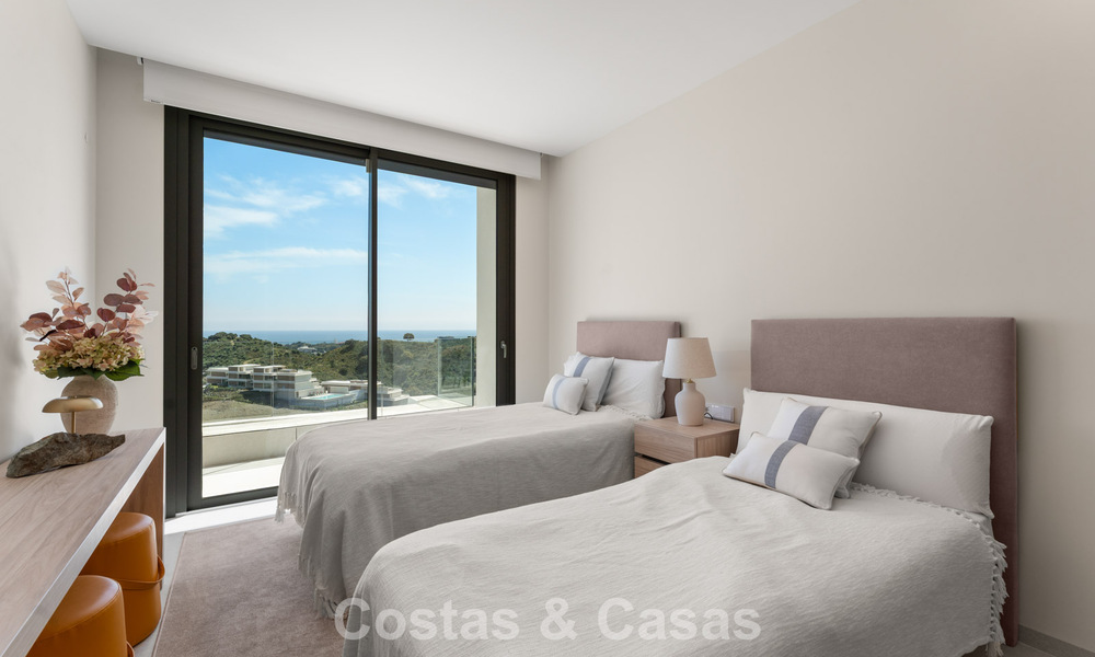 Penthouse de luxe contemporain à vendre avec vue sur la mer dans les collines de La Quinta Resort à Marbella - Benahavís 797683