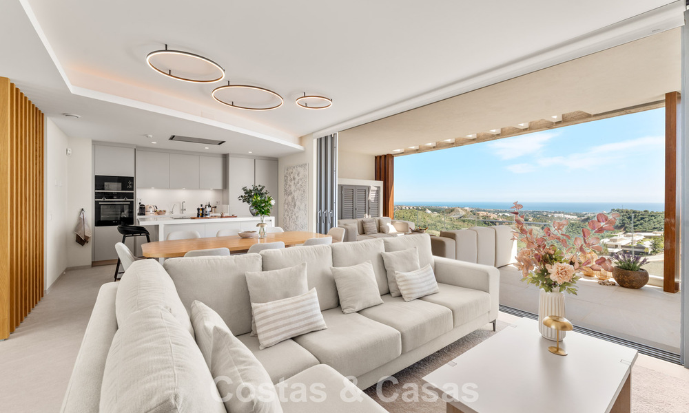 Penthouse de luxe contemporain à vendre avec vue sur la mer dans les collines de La Quinta Resort à Marbella - Benahavís 797690