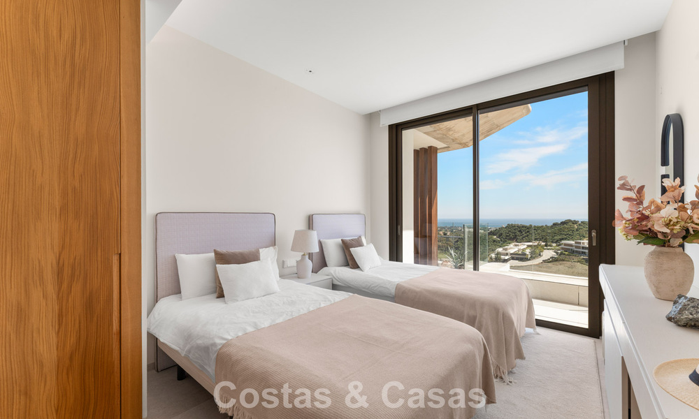 Penthouse de luxe contemporain à vendre avec vue sur la mer dans les collines de La Quinta Resort à Marbella - Benahavís 797692