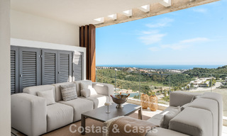 Penthouse de luxe contemporain à vendre avec vue sur la mer dans les collines de La Quinta Resort à Marbella - Benahavís 797699 