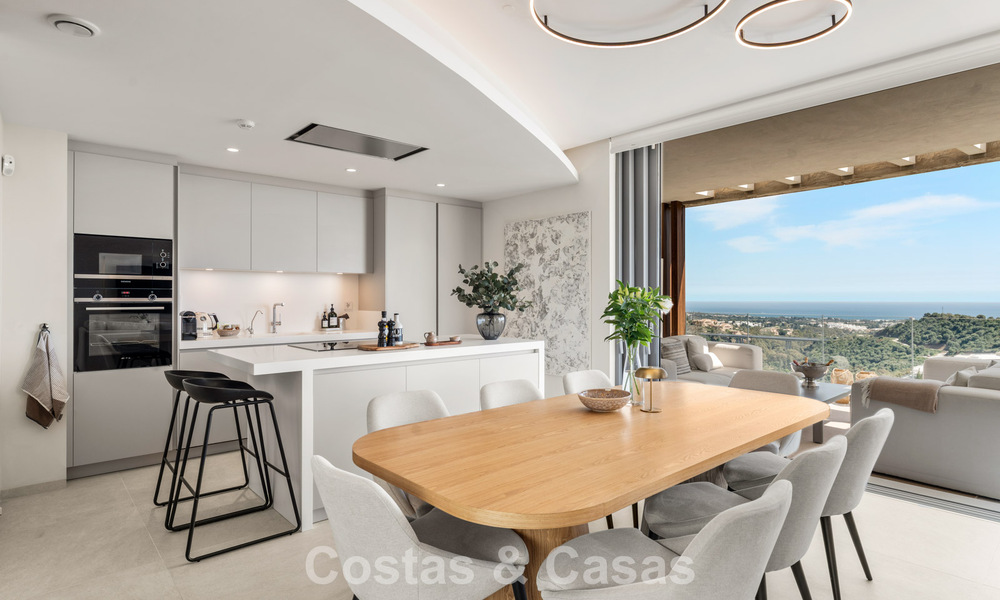 Penthouse de luxe contemporain à vendre avec vue sur la mer dans les collines de La Quinta Resort à Marbella - Benahavís 797700