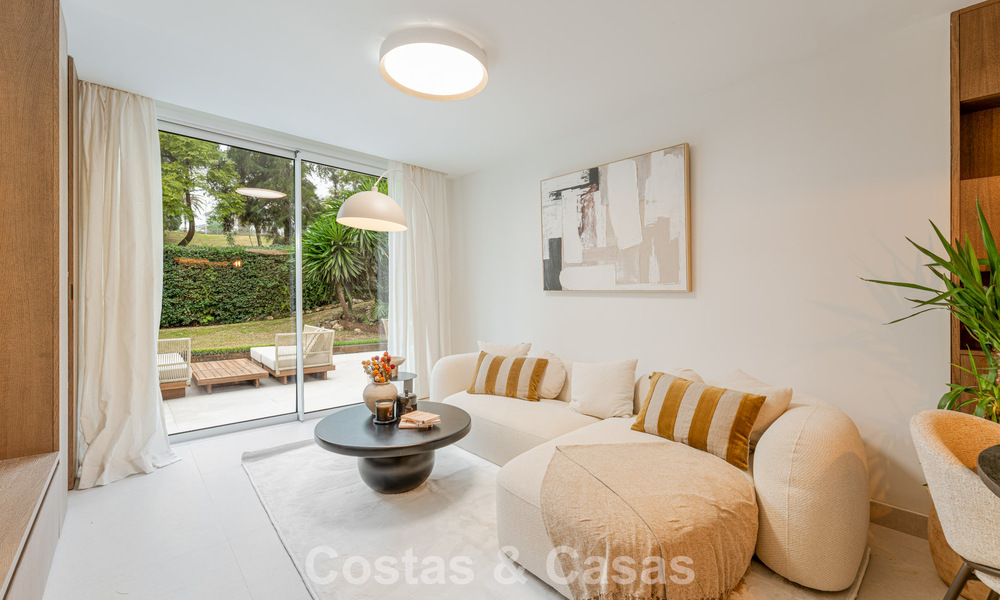 Appartement de jardin élégant rénové à vendre dans un prestigieux parcours de golf à La Quinta, Benahavís - Marbella 797959