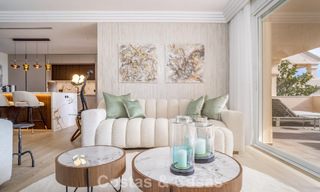 Spacieux appartement moderne de 4 chambres avec vue sur la mer à vendre à Nueva Andalucía, Marbella 798258 