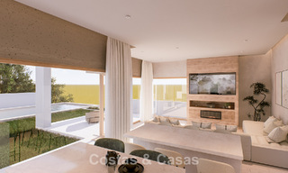 Projet de villa neuve à vendre en bordure d’un golf près du plages et du centre d’Estepona 798387 