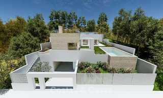 Projet de villa neuve à vendre en bordure d’un golf près du plages et du centre d’Estepona 798389 