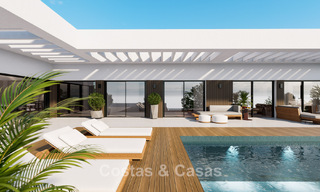 Projet de villa de luxe à vendre en première ligne de golf à Casares, Costa del Sol 798383 