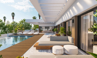 Projet de villa de luxe à vendre en première ligne de golf à Casares, Costa del Sol 798384 
