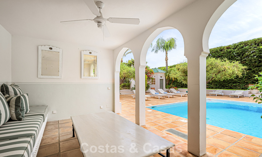 Somptueuse villa de luxe au style architectural méditerranéen classique à vendre à Sierra Blanca, Marbella 798467