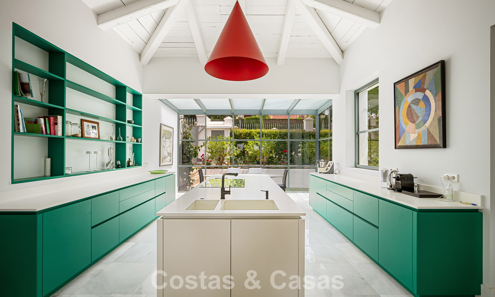 Somptueuse villa de luxe au style architectural méditerranéen classique à vendre à Sierra Blanca, Marbella 798493