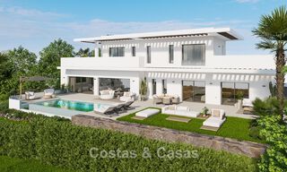 Villa neuve exclusive à vendre à quelques minutes de la plage et des terrains de golf à Casares, Costa del Sol 798512 