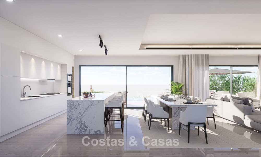 Villa neuve exclusive à vendre à quelques minutes de la plage et des terrains de golf à Casares, Costa del Sol 798513