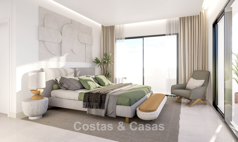 Villa neuve exclusive à vendre à quelques minutes de la plage et des terrains de golf à Casares, Costa del Sol 798515