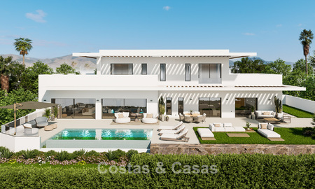 Villa neuve exclusive à vendre à quelques minutes de la plage et des terrains de golf à Casares, Costa del Sol 798516