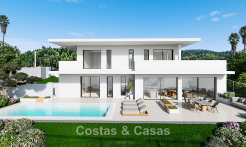 Villa exclusive sur mesure à vendre à distance de marche de la plage à Estepona 798527
