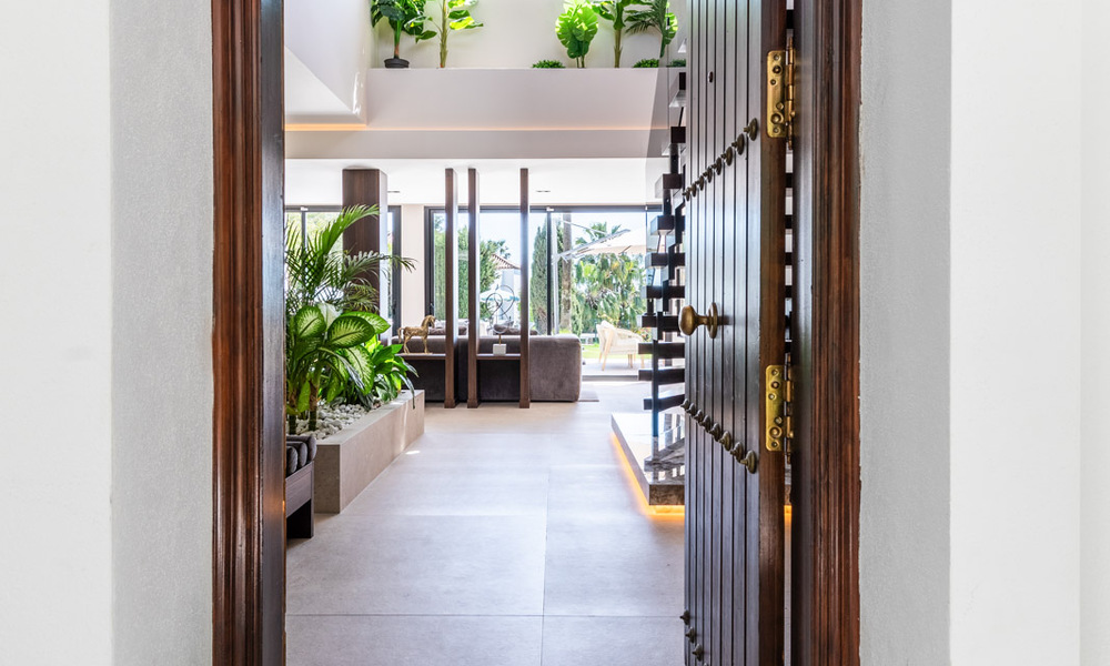 Villa méditerranéenne moderne entièrement rénovée avec vue sur la mer à vendre à Benahavís - Marbella 798534