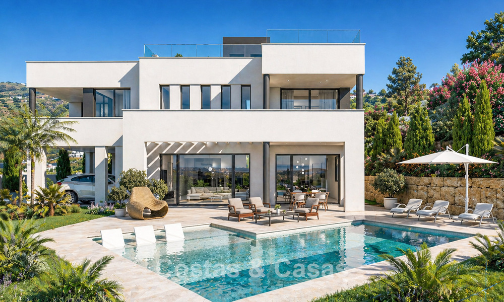 Villa de luxe neuve et sophistiquée à vendre en première ligne de golf - La Cala Golf Resort, Mijas, Costa del Sol 798586