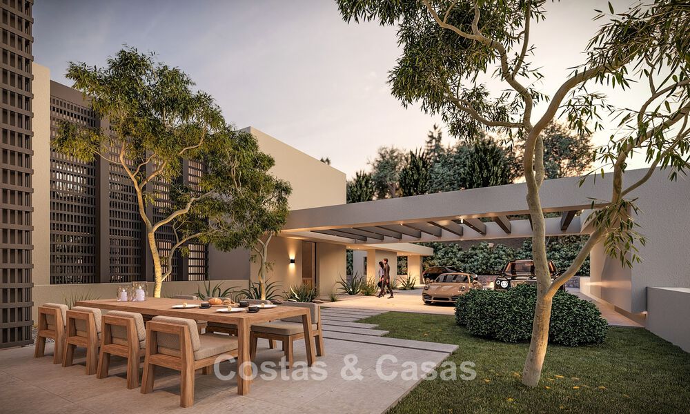 Terrain unique avec projet de villa design à vendre dans le prestigieux resort La Zagaleta, Marbella - Benahavís 798652