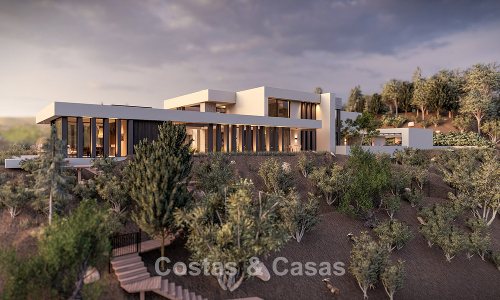 Terrain unique avec projet de villa design à vendre dans le prestigieux resort La Zagaleta, Marbella - Benahavís 798653