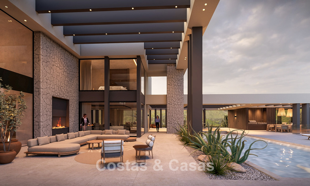 Terrain unique avec projet de villa design à vendre dans le prestigieux resort La Zagaleta, Marbella - Benahavís 798657