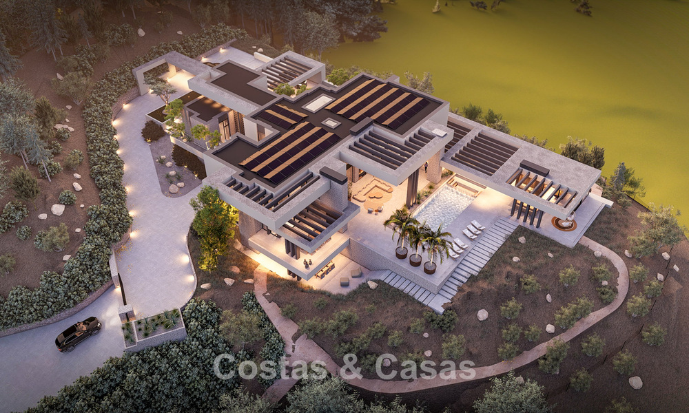 Terrain unique avec projet de villa design à vendre dans le prestigieux resort La Zagaleta, Marbella - Benahavís 798659