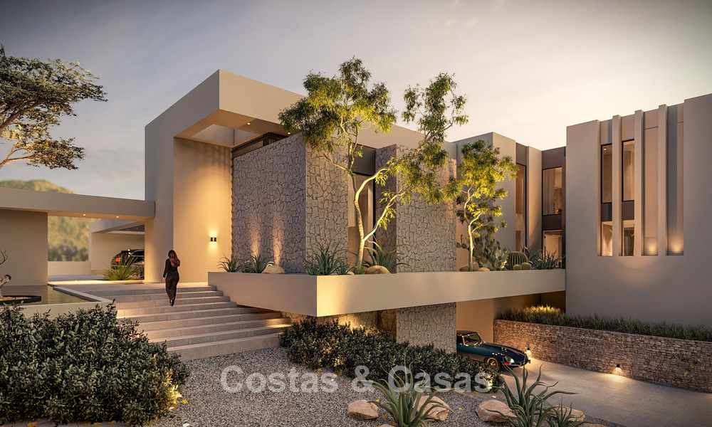 Terrain unique avec projet de villa design à vendre dans le prestigieux resort La Zagaleta, Marbella - Benahavís 798668