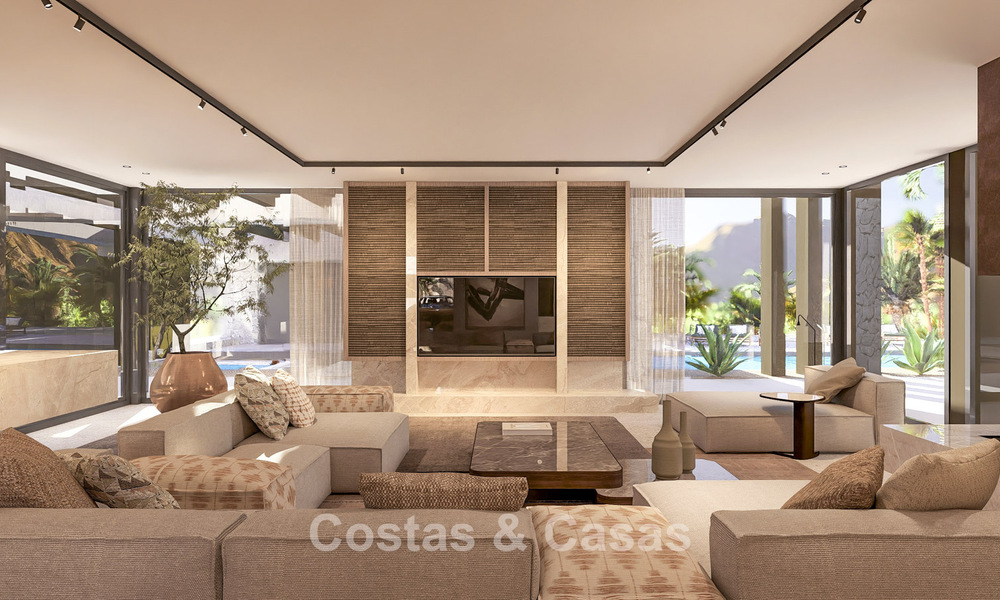 Terrain unique avec projet de villa design à vendre dans le prestigieux resort La Zagaleta, Marbella - Benahavís 798669