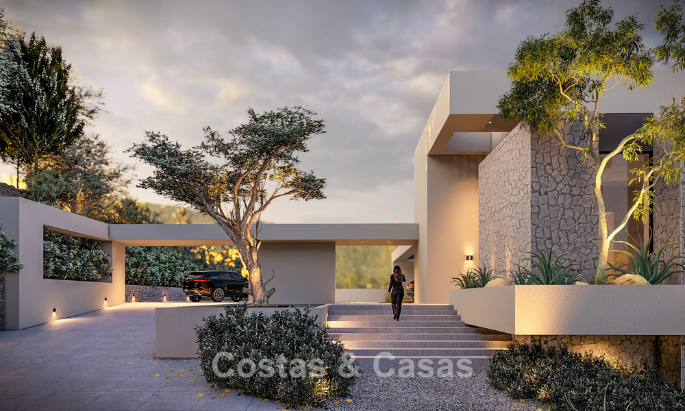 Terrain unique avec projet de villa design à vendre dans le prestigieux resort La Zagaleta, Marbella - Benahavís 798693
