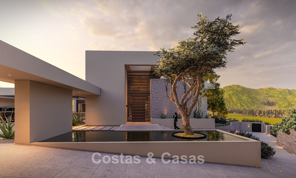 Terrain unique avec projet de villa design à vendre dans le prestigieux resort La Zagaleta, Marbella - Benahavís 798694