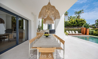 Villa de luxe, prête à emménager, au style contemporain méditerranéen à vendre dans un quartier de golf de Marbella - Benahavís 798696 