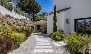 Villa de luxe, prête à emménager, au style contemporain méditerranéen à vendre dans un quartier de golf de Marbella - Benahavís 798702 
