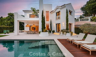 Villa de luxe, prête à emménager, au style contemporain méditerranéen à vendre dans un quartier de golf de Marbella - Benahavís 798709 