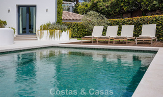 Villa de luxe, prête à emménager, au style contemporain méditerranéen à vendre dans un quartier de golf de Marbella - Benahavís 798710 
